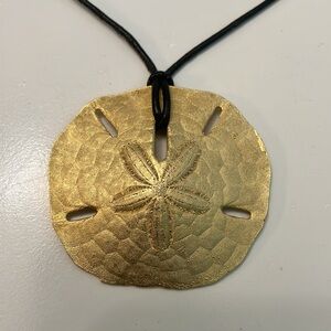 Erwin Pearl Gold-tone Sand Dollar Necklace